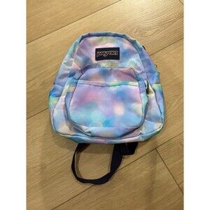 JanSport Half Pint Backpack Pastel Tie Dye Mini Bookbag One Size
